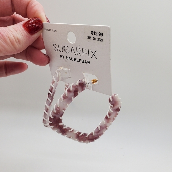 Sugarfix by Baublebar Square Hoop Earrings - Picture 2 of 3